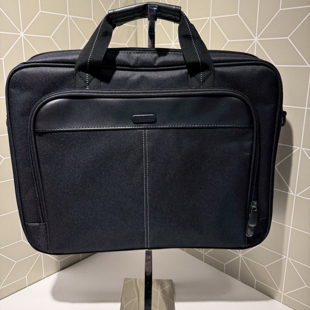 Targus Traditional Notepac‎ Case Messenger Bag fits 15.6-Inch Laptop, Black